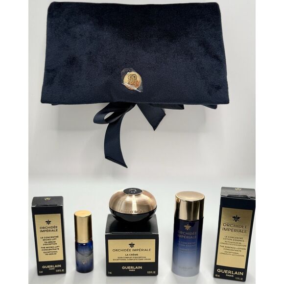 Guerlain Orchidée Impériale La Crème, Le Concentré Micro-Lift, Lotion Set - Picture 1 of 16